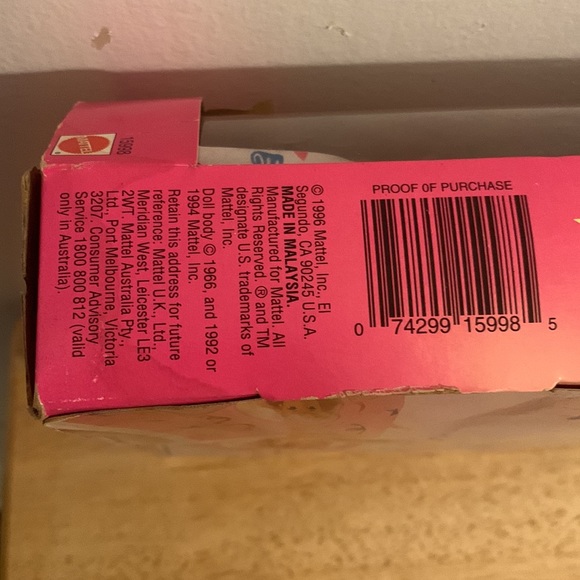 1996 birthday Barbie - Picture 11 of 11